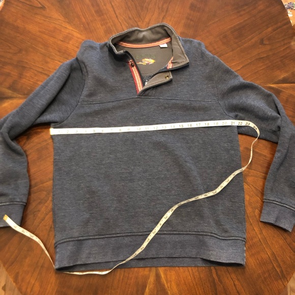 Orvis Navy Blue Men’s Pullover Sweater - Size M - Picture 3 of 6